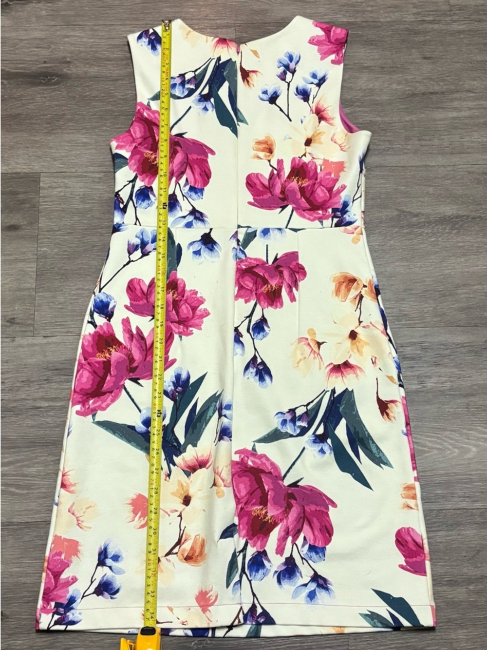 Lands' End Floral Sheath Dress with Pockets | Size 2P - Picture 8 of 13